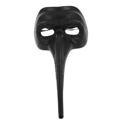TOVINANNA Langnasenmaske für Männer Frauen Halbsichtmaske für Halloween Maskenbälle Kostümpartys Verstellbare Bequeme Detailreiche Maske für Verschiedene Veranstaltungen von TOVINANNA