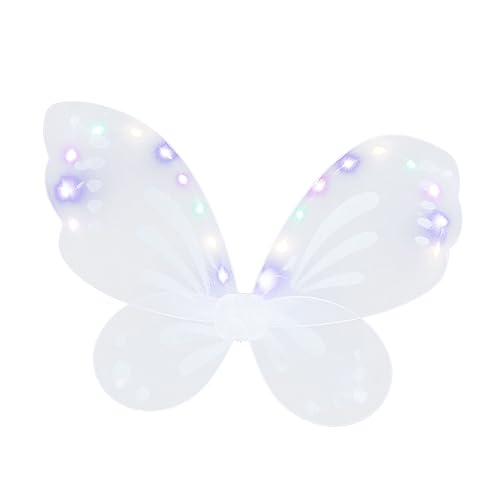 TOVINANNA Leuchtende Schmetterlingsflügel für Strapazierfähige Elfenflügel mit LED für Karneval Halloween Kostümpartys Perfektes Accessoire für Unvergessliche Auftritte von TOVINANNA