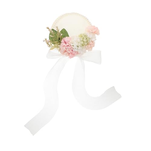 TOVINANNA Lolita Zylinderhut mit Blumenmotiv Elegantes Headpiece für Partys Cosplay Atmungsaktiver Kopfschmuck für Verschiedene Anlässe Outfits Vintage Inspiriertes Design für Einen TOVINANNA Lolita Zylinderhut mit Blumenmotiv Elegantes Headpiece für Partys Cosplay Atmungsaktiver Kopfschmuck für Verschiedene Anlässe Outfits Vintage Inspiriertes Design für Einen von TOVINANNA