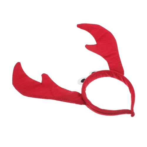 TOVINANNA Lustiges Krabben Haarband aus Weichem Material Dehnbares Stirnband für Frauen und Mädchen für Halloween Kostüm und Cosplay Partys Komfortables Kopfaccessoire mit Großen Augen TOVINANNA Lustiges Krabben Haarband aus Weichem Material Dehnbares Stirnband für Frauen und Mädchen für Halloween Kostüm und Cosplay Partys Komfortables Kopfaccessoire mit Großen Augen von TOVINANNA