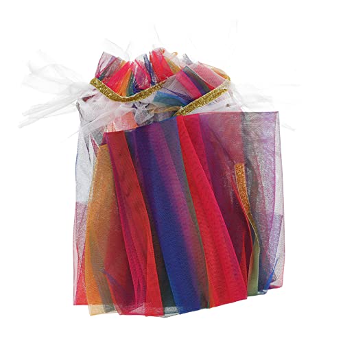 TOVINANNA Mädchen Umhang Tüll für Kostüme Prinzessinnen Cape für Mermaid Cloak für Partys und Bühnenaufführungen Weiches und Atmungsaktives Material Bezauberndes Design von TOVINANNA