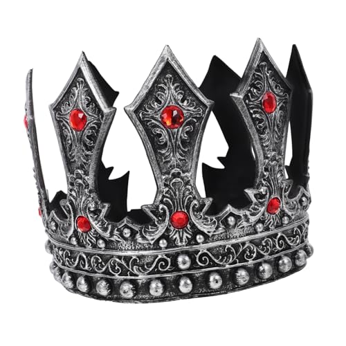 TOVINANNA Männer Prinzenkrone für Jungen Medaillen Kostümzubehör im Mittelalterlichen für Cosplay Partys Halloween TOVINANNA Männer Prinzenkrone für Jungen Medaillen Kostümzubehör im Mittelalterlichen für Cosplay Partys Halloween von TOVINANNA