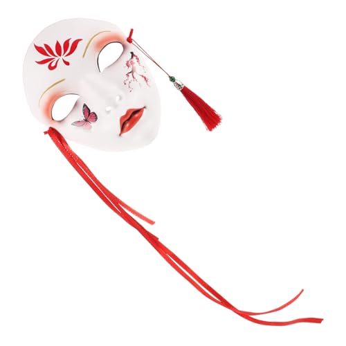 TOVINANNA Maske im Chinesischen Stil Handbemalte Cosplay Maske für Erwachsene für Partys Halloween und Kostüm Events Einzigartiges Dekorationsstück von TOVINANNA