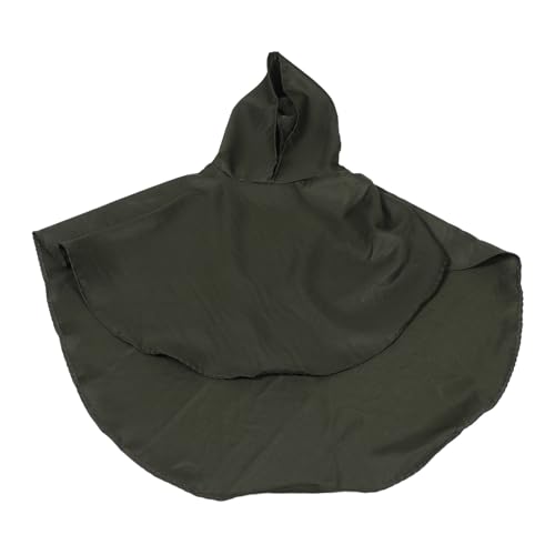 TOVINANNA Mittelalterlicher Kapuzenkap Hexenmantel Mit Kapuze Cosplay Cape Kapuze Renaissance-kapuzenumhang Mittelalterliche Umhanghaube Zauberer-umhang-umhang Polyester Olive Green von TOVINANNA