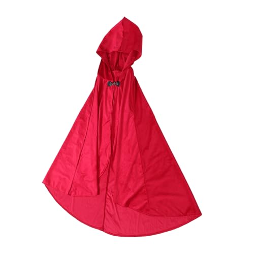 TOVINANNA Mittelalterlicher Kapuzenumhang für Herren und Damen Renaissance Umhang aus Weichem Spandex Wetterfester Funktionaler Kostüm Cape für Halloween Cosplay Bühnenauftritte und von TOVINANNA