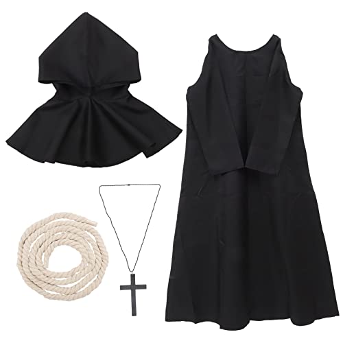 TOVINANNA Mittelalterlicher Priester Umhang für Halloween Cosplay Kostüm für Männer Frauen Vielseitig Einsetzbar für Kostümpartys Auftritte von TOVINANNA
