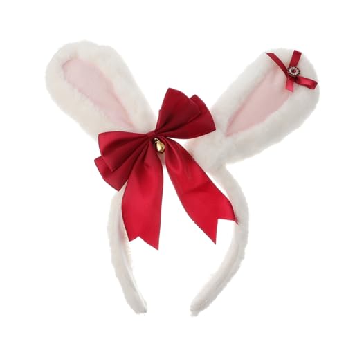 TOVINANNA Niedliches Hasenohren Haarreif aus Hochwertigem Material Langlebig und Formstabil Modisches Stirnband für Party Cosplay Kostüm und Alltag Attraktives Accessoire für Damen und von TOVINANNA