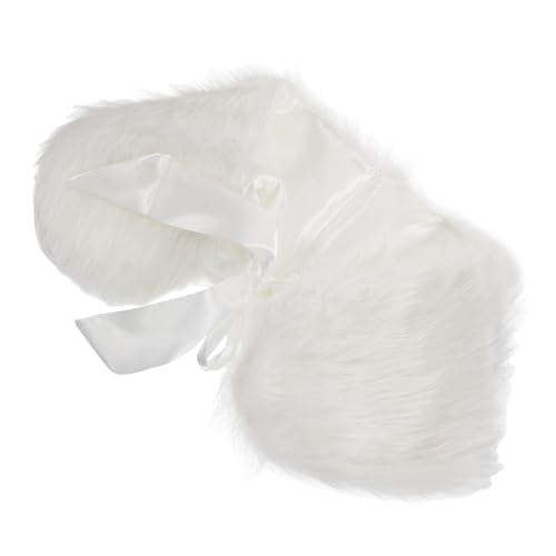 TOVINANNA Pelzschal Für Prinzessinnenschal Für Mädchen Kinderschal Blumenmädchen-schal Mädchen Schal Tücher Und Tücher Für Mädchen Acetat Beige von TOVINANNA