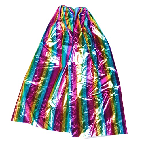 TOVINANNA Regenbogen Umhang für Halloween Cosplay und Partys Einheitsgröße für Damen Kostüm für Feierlichkeiten und Besondere Anlässe von TOVINANNA
