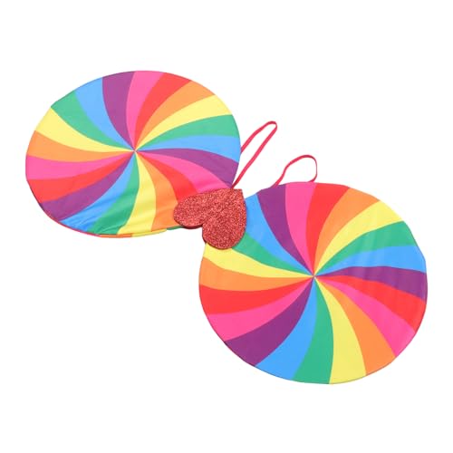TOVINANNA Regenbogenflügel für Leichte Elfenflügel Kostüm Accessoire für Karneval Fasching Fotoshootings Atmungsaktive Bequeme Einzigartiges Design für Zauberhafte Auftritte TOVINANNA Regenbogenflügel für Leichte Elfenflügel Kostüm Accessoire für Karneval Fasching Fotoshootings Atmungsaktive Bequeme Einzigartiges Design für Zauberhafte Auftritte von TOVINANNA