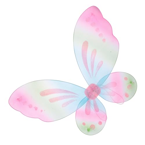 TOVINANNA Schmetterlingsflügel Rosa Halloween Kostüm Cosplay Feenflügel Schmetterling Dekorationen Schmetterlingsfeenflügel Schmetterlingsflügel Erwachsene Geburtstagsfee von TOVINANNA