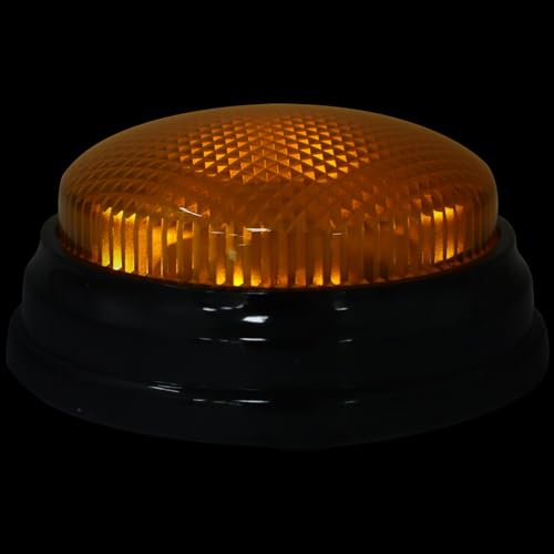 TOVINANNA Spielknopf-Requisite Kuppelförmiger Led-Beleuchteter Selbstrückstellender Druckknopf Mit Licht Und Alarmton Für Party-Spielshows Klassenzimmer-Quiz Büro-Streichspielzeug von TOVINANNA