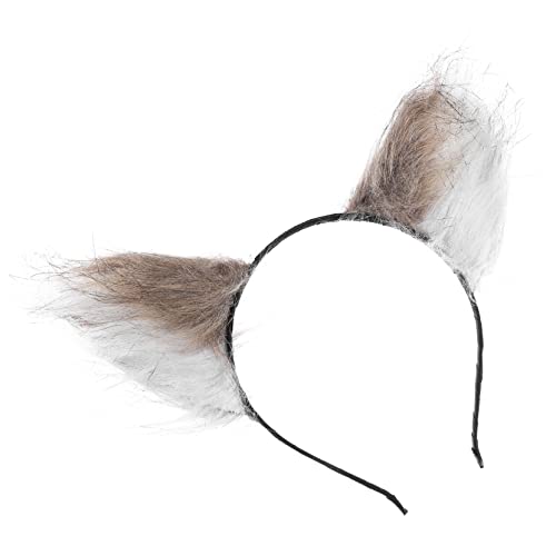 TOVINANNA Stirnband Eselsohren Wolf-Katzenohren-Haar-Accessoires Auto Ohren Katzenstirnbänder für Mädchen Fuchs tierhaarreifen tier ohren Party-Haar-Accessoire Kostüm-Requisite Stoff Coffee TOVINANNA Stirnband Eselsohren Wolf-Katzenohren-Haar-Accessoires Auto Ohren Katzenstirnbänder für Mädchen Fuchs tierhaarreifen tier ohren Party-Haar-Accessoire Kostüm-Requisite Stoff Coffee von TOVINANNA