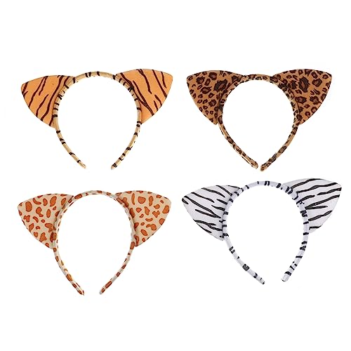 TOVINANNA 4stücke Katzenohr-stirnbänder Ohr-haarreifen Tier-kopfschmuck Party-kopfbedeckung Kinderhaar Stirnband Haarreifen Katzenohren TOVINANNA 4stücke Katzenohr-stirnbänder Ohr-haarreifen Tier-kopfschmuck Party-kopfbedeckung Kinderhaar Stirnband Haarreifen Katzenohren von TOVINANNA