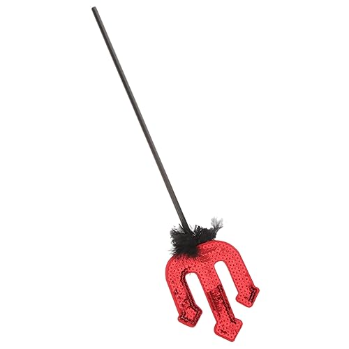 TOVINANNA Teufelsgabel Kostüm Halloween Dekoration für Cosplay Partys Auftritte Robuste Plastik Dämonengabel mit Auffälligem Design für Unvergessliche Feiern von TOVINANNA