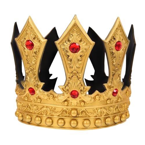 TOVINANNA Verstellbare für Jungen Mittelalterliche Prinzenkrone Kostümzubehör für Partys Cosplay Halloween Leicht Komfortabel von TOVINANNA