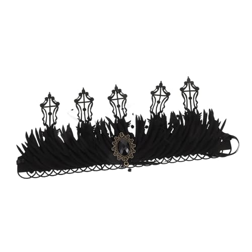 TOVINANNA Vintage Queen Tiara für Barocke Gothik Krone für Hochzeiten Cosplay Halloween und Partys Haaraccessoire für Besondere Anlässe TOVINANNA Vintage Queen Tiara für Barocke Gothik Krone für Hochzeiten Cosplay Halloween und Partys Haaraccessoire für Besondere Anlässe von TOVINANNA