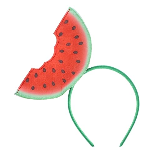 TOVINANNA Wassermelonen Stirnband für Frauen Lustige Kopfbedeckung Bequemen Filzmaterialien Haarschmuck Accessoire für Sommerpartys Hawaii Feiern Mottopartys von TOVINANNA