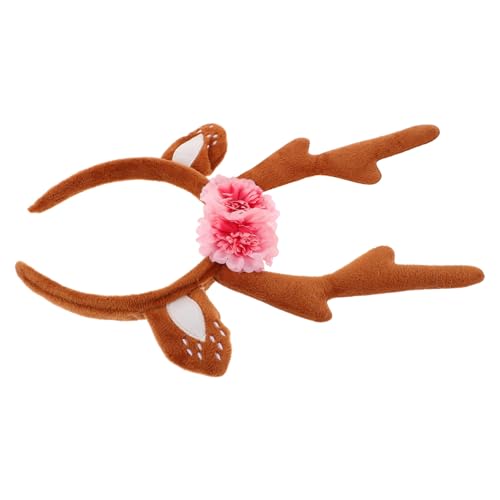 TOVINANNA Weihnachtliches Geweih Haarreif Stabiles Material Bequemer Sitz Festlicher Tierhörner Haarschmuck für Erwachsene für Halloween und Weihnachtsfeiern TOVINANNA Weihnachtliches Geweih Haarreif Stabiles Material Bequemer Sitz Festlicher Tierhörner Haarschmuck für Erwachsene für Halloween und Weihnachtsfeiern von TOVINANNA