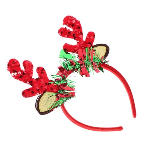TOVINANNA Weihnachtliches Geweih Stirnband Lustiges Haaraccessoire für Fotos für Weihnachtsfeiern und Festliche Anlässe Langlebig und Dekorativ TOVINANNA Weihnachtliches Geweih Stirnband Lustiges Haaraccessoire für Fotos für Weihnachtsfeiern und Festliche Anlässe Langlebig und Dekorativ von TOVINANNA