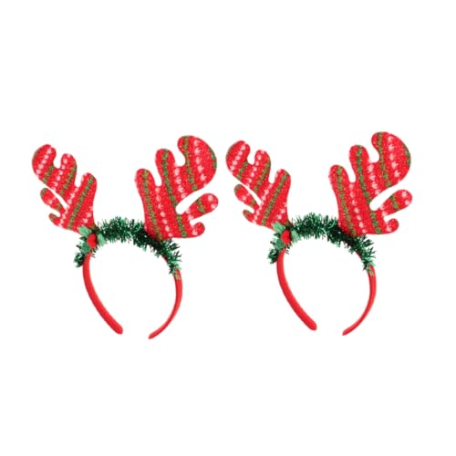 TOVINANNA Weihnachts Haarreif Mit Rentiergeweih Festliche Kopfbedeckung Für Frauen Und ädchen Lustige Weihnachtsaccessoires Für Partys Und Feiertage Reindeer Headband Für Die von TOVINANNA