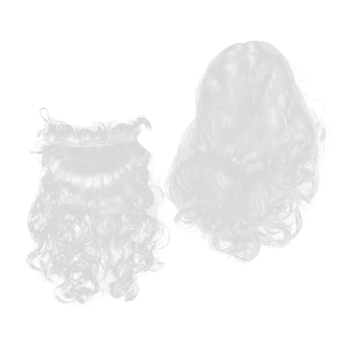TOVINANNA Weihnachtsmann Perücke und Langlebiges Leichtes Kostümzubehör Geeignet für Karneval Cosplay Weihnachtsfeiern Unisex Sicher und Komfortabel TOVINANNA Weihnachtsmann Perücke und Langlebiges Leichtes Kostümzubehör Geeignet für Karneval Cosplay Weihnachtsfeiern Unisex Sicher und Komfortabel von TOVINANNA