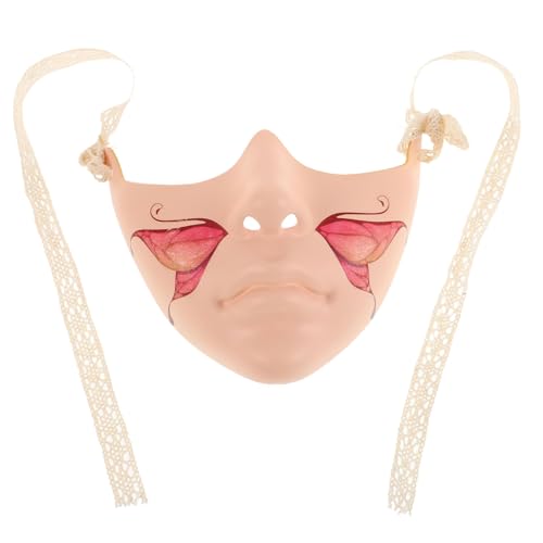 TOVINANNA untere Gesichtsmaske Gruselmasken für Erwachsene Halloween-Maske Halloween-Halbmaske Maskerademaske Schutzmaske Cosplay-halbe Gesichtsmaske Performance-Halbgesichtsmaske Plastik von TOVINANNA