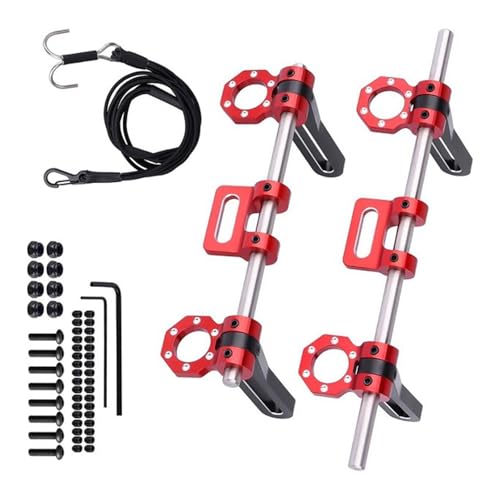 TOWARDSNAN 1/10 Fernbedienungsauto Stoßfänger Upgrade Set Heavy Duty Aluminiumlegierung Baut von TOWARDSNAN