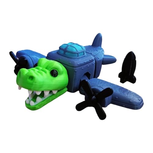 TOWARDSNAN Alligatoren Flugzeugschmuck Modell Figure Künstlerische Schreibtisch Dekoration Accessoire Figur Für Spieler Und Handwerksliebhaber TOWARDSNAN Alligatoren Flugzeugschmuck Modell Figure Künstlerische Schreibtisch Dekoration Accessoire Figur Für Spieler Und Handwerksliebhaber von TOWARDSNAN