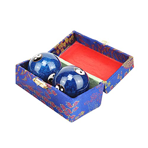 TOWARDSNAN Cloisonne Für Gesundheitshandbällchen Übungsbällchen Geschnitzt Für Chi Muster Stress Lindern Handbälle Geschenk Für Fami von TOWARDSNAN