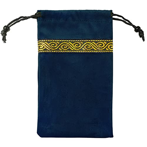TOWARDSNAN Draw String Bag Flanellelette Schmuck Dices Beutel Spielkarten Tasche Hochzeit Geschenke Verpackungstasche Tarot Aufbewahrungstasche von TOWARDSNAN