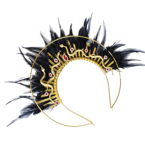 TOWARDSNAN Eleganter Engelsflügelkopfschmuck Mit Glitzernder Feder Für Cosplay Festspiele Und Festliche Feierlichkeiten von TOWARDSNAN