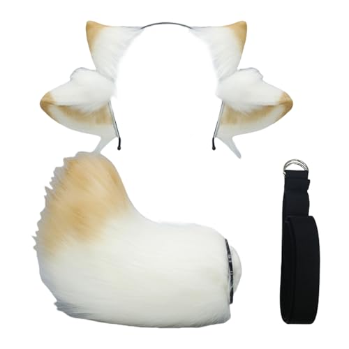 TOWARDSNAN Halloween Schafkostüm Set Mit Schaf Ohr Stirnband Schafschwanz Für Kid Adult Weihnachts Cosplay Schafs Rollenspiele Outfit TOWARDSNAN Halloween Schafkostüm Set Mit Schaf Ohr Stirnband Schafschwanz Für Kid Adult Weihnachts Cosplay Schafs Rollenspiele Outfit von TOWARDSNAN