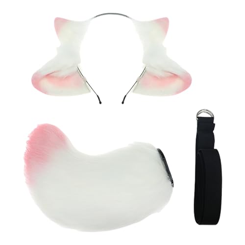 TOWARDSNAN Halloween Schafkostüm Set Mit Schaf Ohr Stirnband Schafschwanz Für Kid Adult Weihnachts Cosplay Schafs Rollenspiele Outfit TOWARDSNAN Halloween Schafkostüm Set Mit Schaf Ohr Stirnband Schafschwanz Für Kid Adult Weihnachts Cosplay Schafs Rollenspiele Outfit von TOWARDSNAN