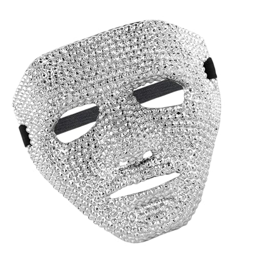 TOWARDSNAN Halloween Skeleton Head Cosplay Kürbismaske Schädel Vollge Gesicht Maske Strauchsteine ​​Maskerade Maske Für Männer Frauen Cosplay von TOWARDSNAN
