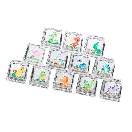 TOWARDSNAN Interaktive Cartoon Muster Badeiswürfel Mit Wasser Aktiviertes Licht Familienfreundlicher Badewanne Für Spaß 12 Prozent von TOWARDSNAN