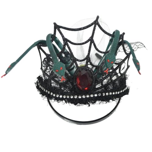 TOWARDSNAN Leichtes Schwarzes Schlangennetz Stirnband Für Halloween Und Maskerade Party Kostüme TOWARDSNAN Leichtes Schwarzes Schlangennetz Stirnband Für Halloween Und Maskerade Party Kostüme von TOWARDSNAN