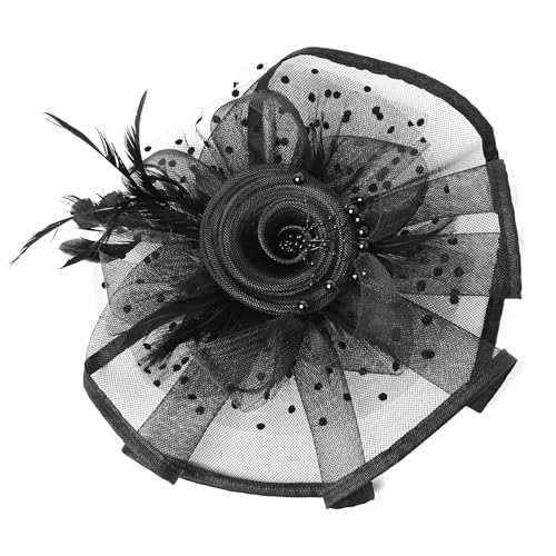 TOWARDSNAN Mesh Federed Fascinator 1920er Kostüm Kopfbedeckung Für Frauen Themen Event Ideal Für Kirchen Und Cocktailpartys TOWARDSNAN Mesh Federed Fascinator 1920er Kostüm Kopfbedeckung Für Frauen Themen Event Ideal Für Kirchen Und Cocktailpartys von TOWARDSNAN