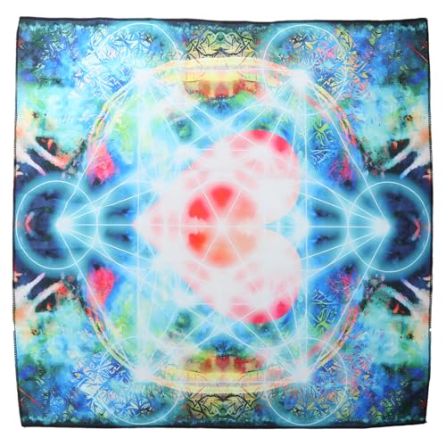 TOWARDSNAN Metatron Herz Astrologys Stoff Tarot Tischdecke Gotteskarten Tisch Stoff Wandteppich Supplies von TOWARDSNAN