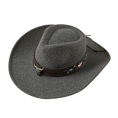 TOWARDSNAN Mexikanischer Vintage Wide BriM Cowboy Hüte Kopfbedeckung Rollengekrönte Breite Kappen Carnival Dress Up Kopfstück TOWARDSNAN Mexikanischer Vintage Wide BriM Cowboy Hüte Kopfbedeckung Rollengekrönte Breite Kappen Carnival Dress Up Kopfstück von TOWARDSNAN