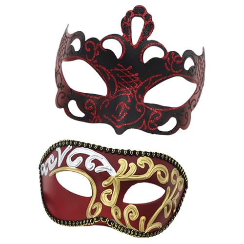 TOWARDSNAN Paar Maskerade Augenmaske Halbgesicht Maskerade Maske Masquerade Kostüm Accessoire Für Männer Frauen Halloween Hochzeit Abschlussball TOWARDSNAN Paar Maskerade Augenmaske Halbgesicht Maskerade Maske Masquerade Kostüm Accessoire Für Männer Frauen Halloween Hochzeit Abschlussball von TOWARDSNAN