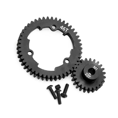 TOWARDSNAN Präzise Cut Cut Gear Combo 46T/23T Verhältnis Für Fernbedienungsauto Upgrades Und Terrain Dominanz TOWARDSNAN Präzise Cut Cut Gear Combo 46T/23T Verhältnis Für Fernbedienungsauto Upgrades Und Terrain Dominanz von TOWARDSNAN
