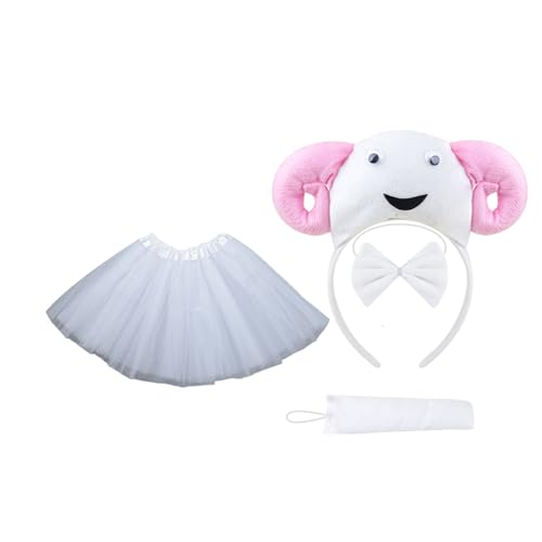 TOWARDSNAN Schafkostümzubehör Set Schafohren Stirnbänder Bögen Tutu Rock Heckzubehör Kits Schafkostüm Für Kleinkind TOWARDSNAN Schafkostümzubehör Set Schafohren Stirnbänder Bögen Tutu Rock Heckzubehör Kits Schafkostüm Für Kleinkind von TOWARDSNAN