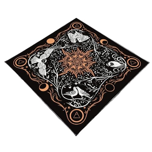 TOWARDSNAN Tarots Tischdecke Vogelmondmuster Astrologie Altäre Stoff Göttisch Kartentisch Stoff Wandteppich Hexerei Versorgung TOWARDSNAN Tarots Tischdecke Vogelmondmuster Astrologie Altäre Stoff Göttisch Kartentisch Stoff Wandteppich Hexerei Versorgung von TOWARDSNAN