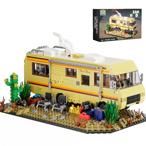 TOY PLAYER Breaking Bad RV Ideas Bauset, MOC verbesserte Klassische Szene, Kreatives Motorhome Bus Baustein Set für Erwachsene und Breaking Bad Fans TOY PLAYER Breaking Bad RV Ideas Bauset, MOC verbesserte Klassische Szene, Kreatives Motorhome Bus Baustein Set für Erwachsene und Breaking Bad Fans von TOY PLAYER