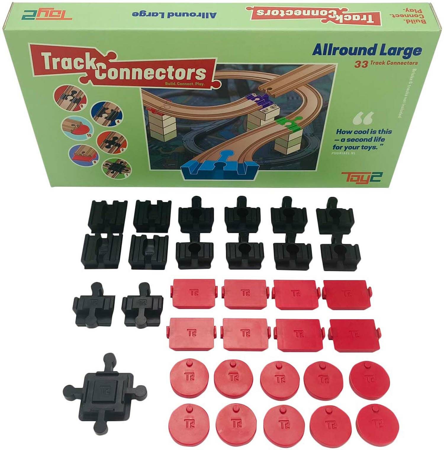TOY2 Track Connector Allround Large Verbindungen von TOY2 Track Connectors