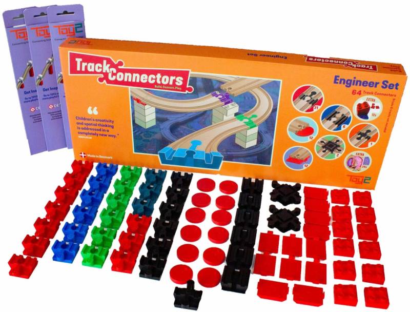TOY2 Track Connectors Engineer Verbindungen 100 Teile von TOY2 Track Connectors