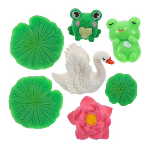 TOYANDONA Einzigartiges Design Harz Mini Frosch Schwan Figuren Set Für Aquarium Landschaftsbau TOYANDONA Einzigartiges Design Harz Mini Frosch Schwan Figuren Set Für Aquarium Landschaftsbau von TOYANDONA