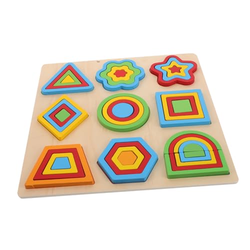 TOYANDONA Frühpädagogisches Puzzle Für Babys Montessori-stapelspielzeug Aus Holz Passendes Puzzle Für Jungen Und Mädchen Holzpuzzle Für Die Feinmotorik TOYANDONA Frühpädagogisches Puzzle Für Babys Montessori-stapelspielzeug Aus Holz Passendes Puzzle Für Jungen Und Mädchen Holzpuzzle Für Die Feinmotorik von TOYANDONA