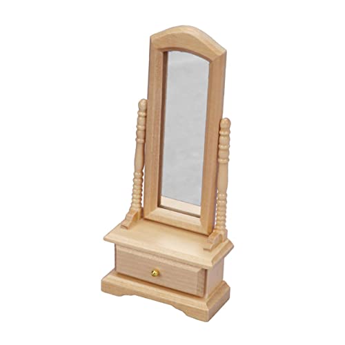 1 Stück Modell Schminkspiegel Ornamente Für Puppenhausmöbel Mini Ornament Puppenmöbel Mini Hausschmuck Mini Möbelmodell Mini Hausdekor Modell Birke TOYANDONA von TOYANDONA